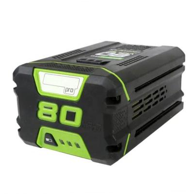 China Power Tool Factory New Pro 80V 5.0Ah High Power Lithium Ion Battery 2902502 For Greenworks Pro 80 Volt Cordless Tools for sale