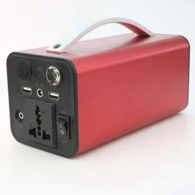 China Type C hot new products home outdoor portable power station 180W 43200mah power bank with AC outlet. for sale