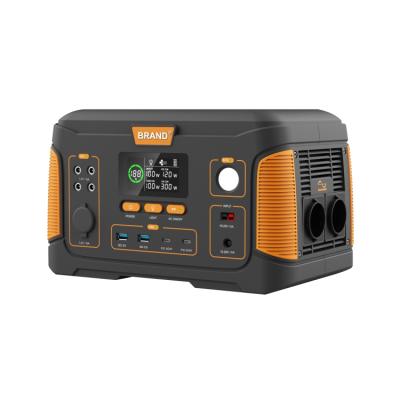 China Type-C Power Station 300W Cordless Generator 307Wh Portable Solar Charging PD60w Lithium Battery Backup Pack For Outdoor Camping Hunting for sale