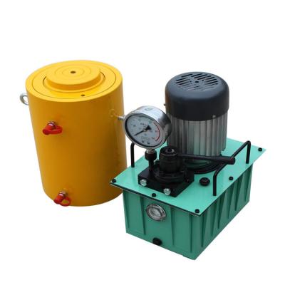 China 300 ton 63MPa heavy duty hydraulic jack double acting > 50T for sale