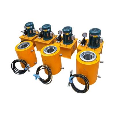 China ydc trough-shaped pre-stressing concrete hydraulic stress jacks hydraulic post pre-stressed tension jacks electric > 50T for sale