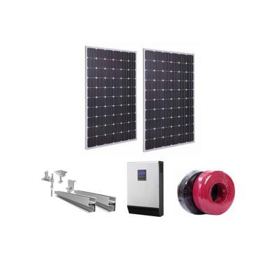 China Home 5Kva 10 Kw 30 Power Energy Systems 50Kw Complete Panel 20Kw 10Kw Ground Home Solar System Hybrid for sale