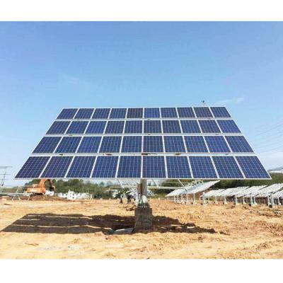 China Anodized Aluminum Solar System 12KW Dual Axis Solar Tracker Manufacturers Sun Tracker for sale