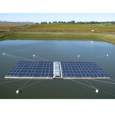 China Fast Hot Sale Installation HDPE Plastic Floating Body Solar Panels Floating Solar Structure for sale