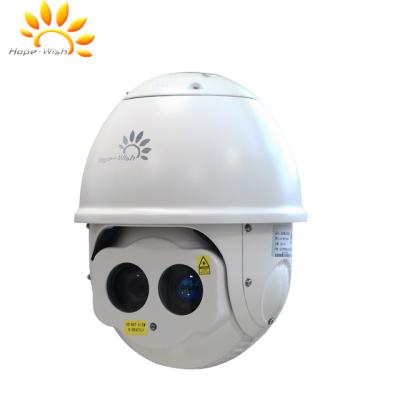 China PAN-TILT Dual View PTZ Infrared Canopy Thermal Camera For 1000m for sale