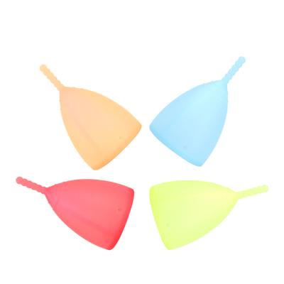 China Reusable Healthy Menstrual Cup Multiple Colors Menstrual Cups For Menstrual Feminine Care Large Silicone Organic Menstrual Cup for sale