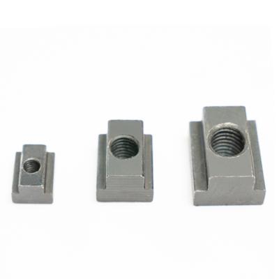 China Heavy Industry Wholesale 45 Steel T-Nut Din 508 Slot Tapped T-Slot Nuts M6 M8 M10 M12 M14 M16 M18 M20 M22 M24 M28 for sale