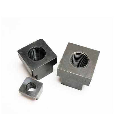 China Heavy industry OEM customized carbon steel precision castings t-slot nut bearing in t slot nut m8 slot 8 for sale