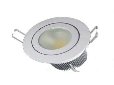 China Aluminum and PC LED Recessed Light Bulbs / COB LED Downlight 7W 50Hz 60HZ for sale