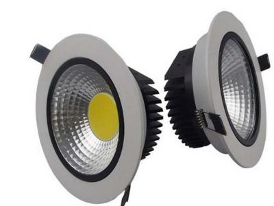 China 12 vatios Downlights ahuecado LED comercial, luz de techo ahuecada cuarto de baño durable del LED en venta