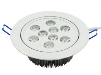 China Hohe Leistung LED Downlight 9W LED vertiefte Decken-Leuchten Ra75 120° zu verkaufen