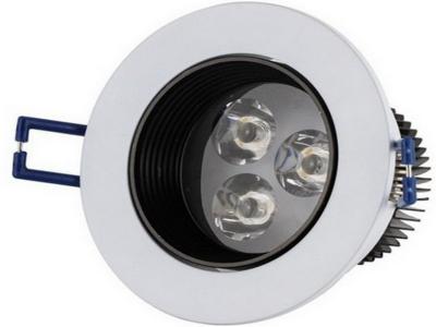 China Energiesparende LED vertiefte Deckenleuchten/Downlight wasserdichtes 3x1W 250Lm IP44 zu verkaufen