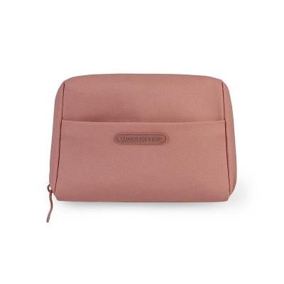 China Fashion Worthfind Simple Design Solid Color Fashion Bag Organizer Large Cosmetic Bag Cosmetic Shopping Bags For Cosmetics for sale