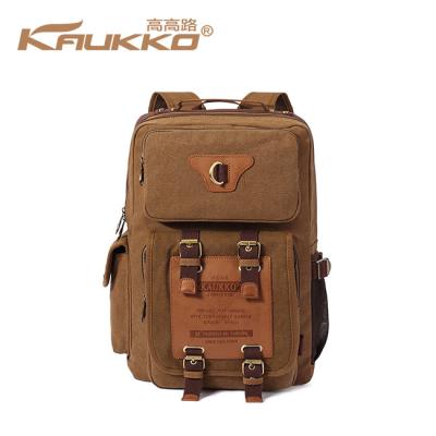 China No KAUKKO Travel Backpack Canvas Bag Multifunctional Men Backpack Outdoor Student Laptop Bag for sale