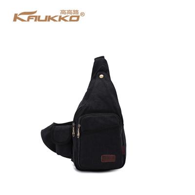 China Canvas Mens Chest Bags Casual Messenger Canvas Outdoor Sport Shoulder Backpack for sale