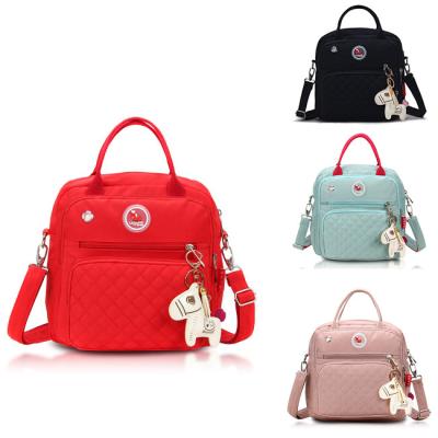 China Outdoor Messenger Bags Fashion Solid Color Ladies Diagonal Shoulder Bag Large Capacity Baby Mommy Bag for sale