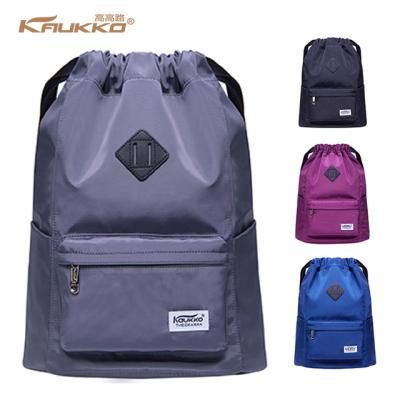 China Nylon Nylon Outdoor Sports Backpack Gym Yoga Backpack Drawstring Backpack Women for sale