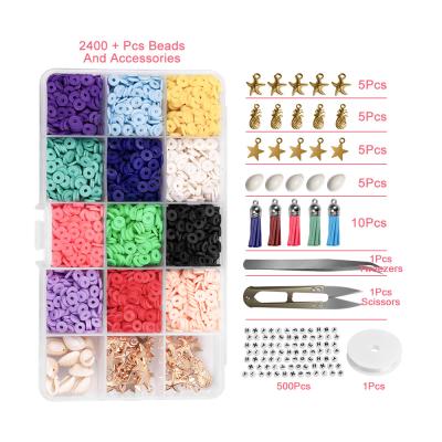 China DIY Jewelry Preparing Polymer Clay Spacer Beads Box Amazon 15 Slots Set For Shell Jewelry DIY Craft Making for sale