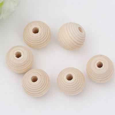 China Wooden Beads for Making Bracelet Necklace Garland and Key Chain Wire Bead Wood for Bracelets Necklace Key Chain DIY Jewelry Making Crafts for sale