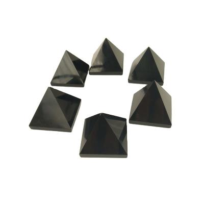 China China Hot Selling Feng Shui Obsidian Crystal Pyramid Healing Natural Home Furnishing Decoration for sale