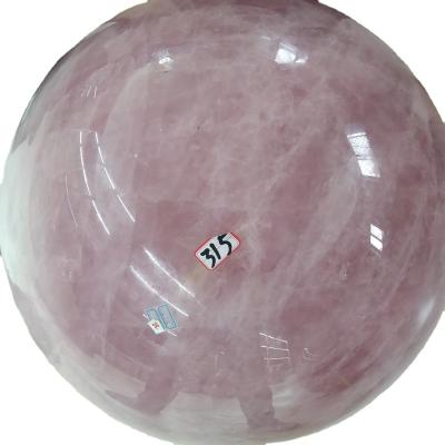 China China wholesales of natural big crystal ball pink crystal ball for sale