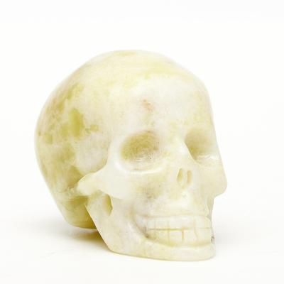 China Good Quality China Crystal Skulls Natural Rock Stone Carved Yellow Jade Crystals Labradorite Skulls For Sale For Sale for sale