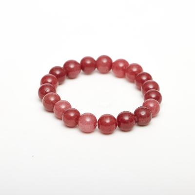 China China High Grade Various Promotional Goods Using Natural Strawberry Quartz Bracelet for sale