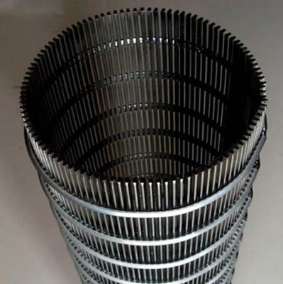 China High Quality Solid Filter Wedge Wire Screen , Johnson v Wire Water Well Screens for sale