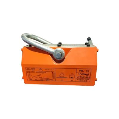 China 1000kg Steel Plate Tools Permanent Magnet Lifter Lifting Magnet Hoist for sale