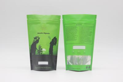 China Weed weed Biodegradable Stand Up Pouches Food Packing Mylar Bags With ziplockk for sale