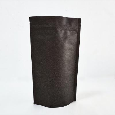 China El papel negro de Brown Kraft se levanta la bolsa con la cremallera Digital reciclable que se puede volver a sellar impresa en venta