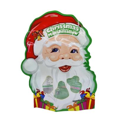 Κίνα Special Shaped Plastic Mylar Bag With Zipper, Customised Christmas Packaging Bag προς πώληση