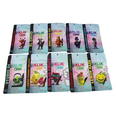 China Vape Packaging Soft Touch Mylar Bags Food Grade Smell Proof Zipper Heat Sealed Te koop