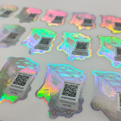 China Het Anti Vervalste Etiket van FDA 80 Microns 3D Holografische Stickerspe Film Te koop