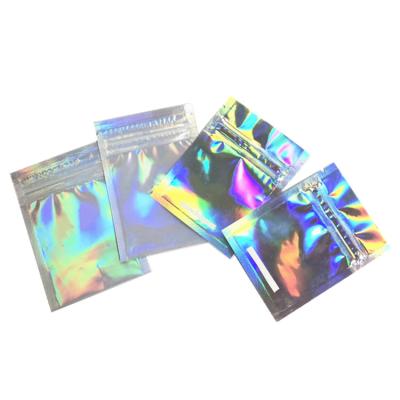 China Biodegradable Holographic ziplockk Pouches for sale