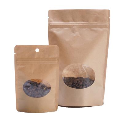 China Papier-Kaffee 150g Brown sackt Doypack-Kaffee stehen oben Breite des Beutel-130mm ein zu verkaufen