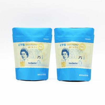 China Kindersichere wiederversiegelbare des Stand-3oz Beutel oben 4,75 Zoll-Folien-Zipdichtungs-Beutel zu verkaufen