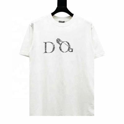 China New Designer Anti-Wrinkle LX Summer T-shirt High Quality GG Cotton 100% Custom Brand T-Shirt For Women Luxury for sale