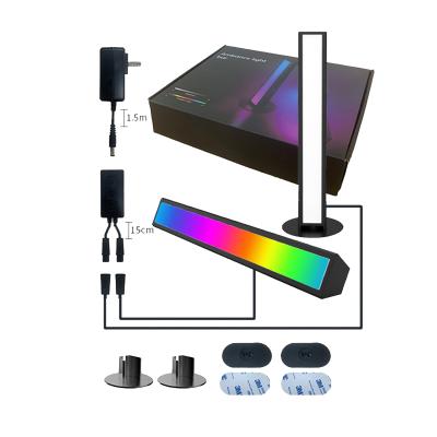 China Easy Installation Hot Sales Atmosphere Lamps RGB Noise APP Control Dambient Lighting Smart Music RGB Light Bar For TV Computer for sale