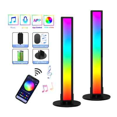 China High Quality Easy Installation USB ABS 2pcs RGB Music Optical Ambient Lighting Smart Ambient Light Guide For APP Control for sale