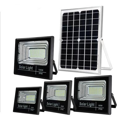 China High Power LED Flood Light Fixtures IP65 IP67 100W 200W SMD2835 Outdoor Remote Control LED Power Light Waterproof Solar Flood for sale