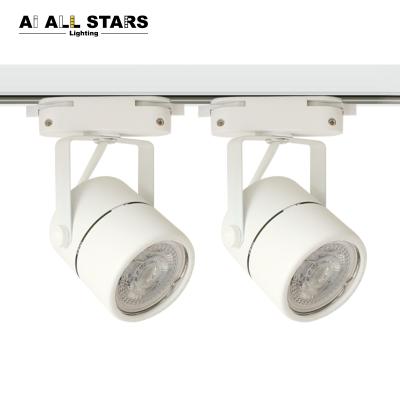 China Modern Factory Directly Sell Aluminum Alloy Track Light Housing Replaceable GU10 MR16 Spotlight Frame Track Spotlight for sale