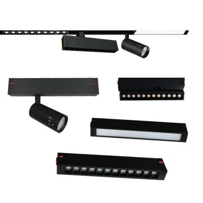 China Modern DC90-265V Magnet Led Track Light Linear Spot Led Magnetic Light for sale