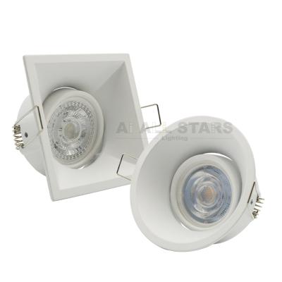 China Modern Aluminum Downlight Fixture GU10 MR16 Module Light Fixture LED Spot Light Housing Manufacturers for sale