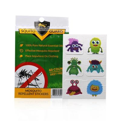 China Anti Mosquito Disposable Insect Bug Thick Sticker Patch Protection Up To 480 Hours for sale