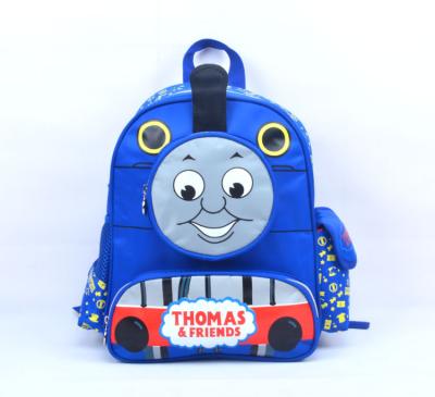 China Polyester Cartoon Printing Thomas and Friends Student Preschool Backpack for sale