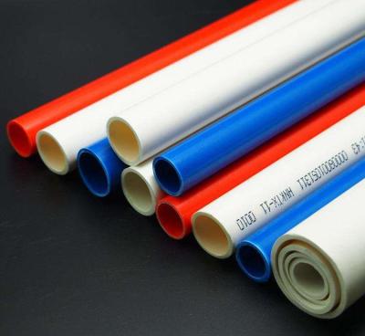 China Long Life Span Electrical PVC CPVC Pipe 16mm 20mm 32mm Long Life Span, 75mm -200mm Anti-Corrosion Orange Price With Free Samples Standard CN; FIREARM for sale