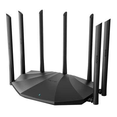 China Tenda AC23 AC2100 Home Dual Band Gigabit 2.4G 5.0GHz Router 2033Mbps Wireless Wifi Repeater With 7 Wider High Gain Antennas for sale