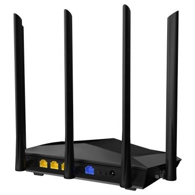 China Tenda AC7 AC1200 Home Router Wireless Network Supplement Dual Band WiFi Router with High Gain 5 Antennas for sale