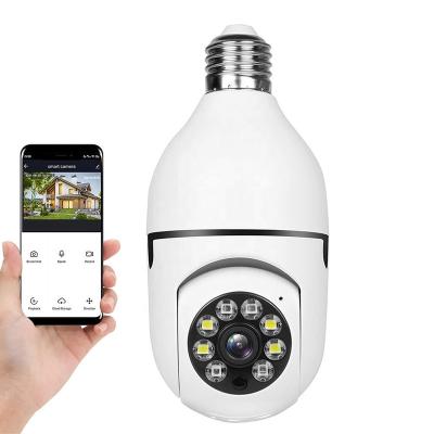 China 1080p Hd Digital Cam E27 Bulb Lamp Camera 1080P Wifi PTZ Camera IR Night Vision Home Auto Tracking Security Camera for sale